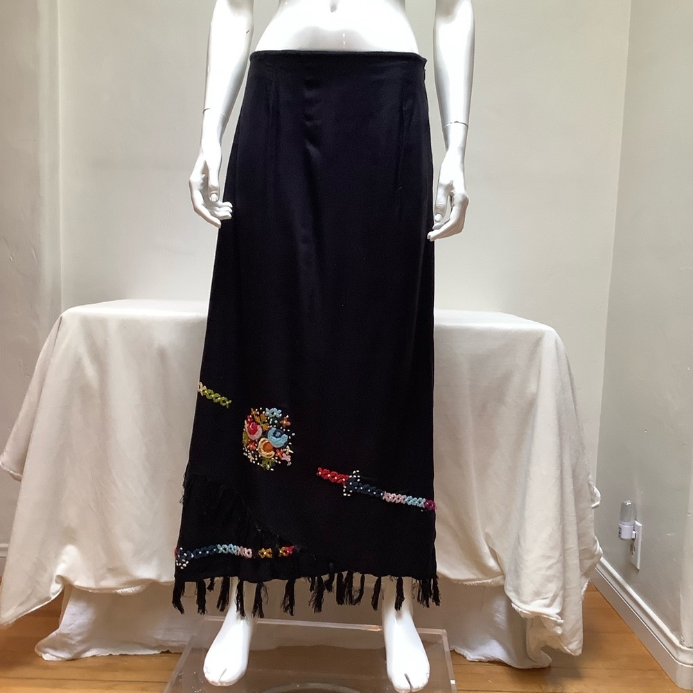 FREE PEOPLE WOOL MAXI SKIRT